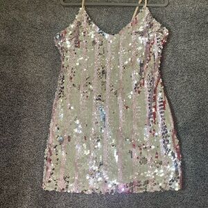 Sequin mini dress
